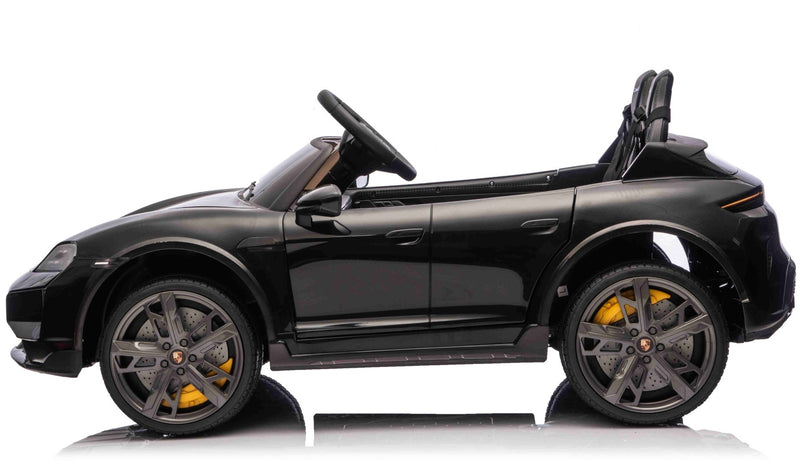 Porsche Taycan Turbo S Elbil til børn 21,6V – Sort