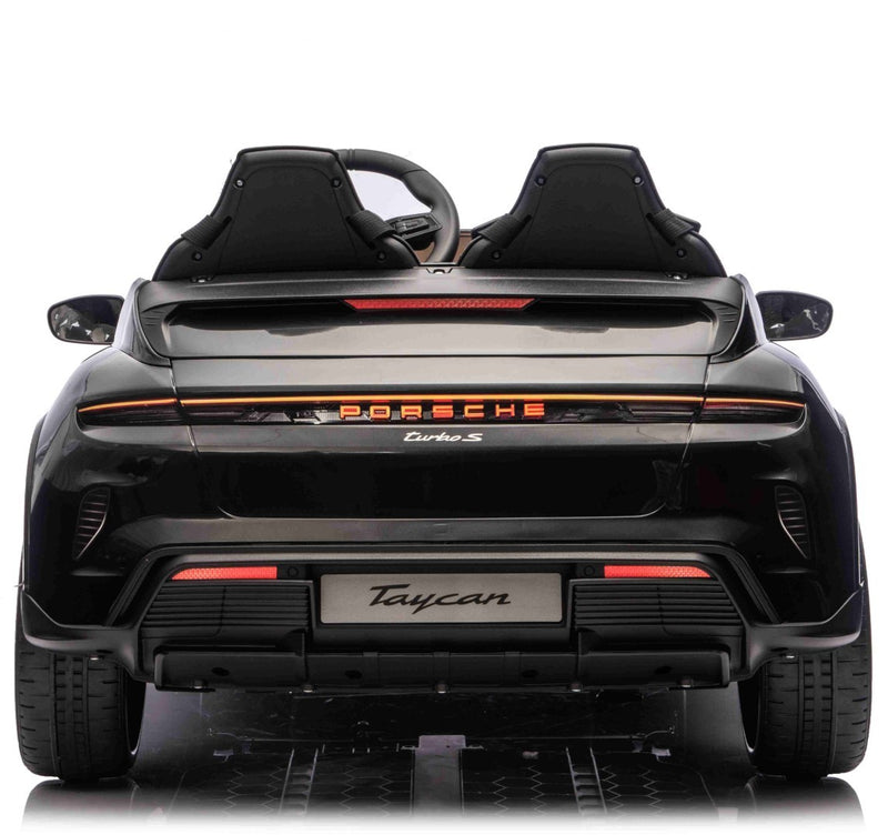 Porsche Taycan Turbo S Elbil til børn 21,6V – Sort