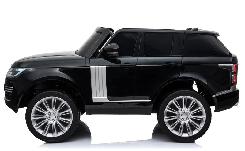 Range Rover Sport XL Elbil til børn m/Lithium + Gummihjul + Lædersæde