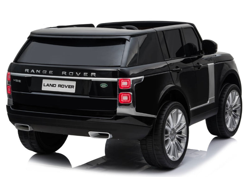 Range Rover Sport XL Elbil til børn m/Lithium + Gummihjul + Lædersæde