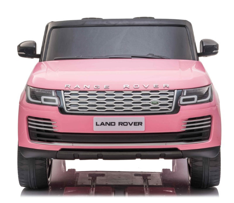 Range Rover Sport XL Elbil til børn Pink m/Lithium + Gummihjul + Lædersæde