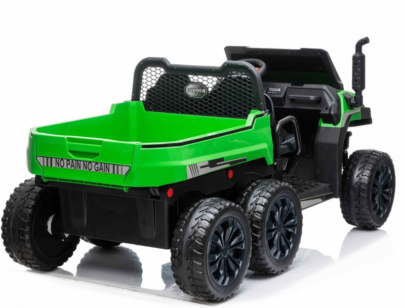 Farmer4X 22,2V ELBil m/4xmotor + Gummihjul + fjernb + læder