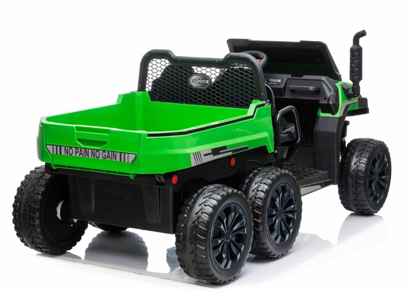 Farmer4X 22,2V ELBil m/4xmotor + Gummihjul + fjernb + læder