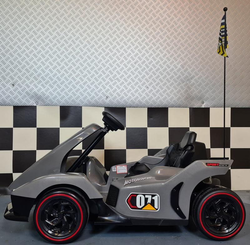 Formel 1-gokart 24V til børn med fjernbetjening