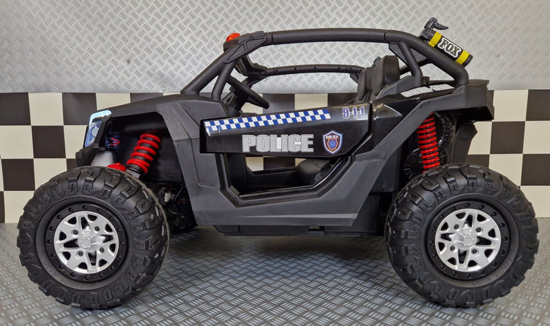 Politibuggy 24V elbil til børn – 2 personer
