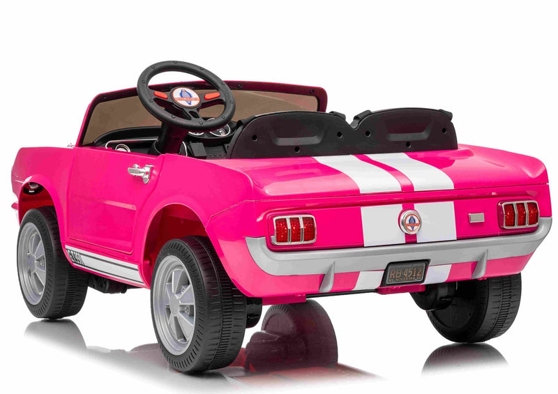 Ford Mustang Shelby GT350 Elbil Til børn 21,6V m/Lædersæde, Gummihjul