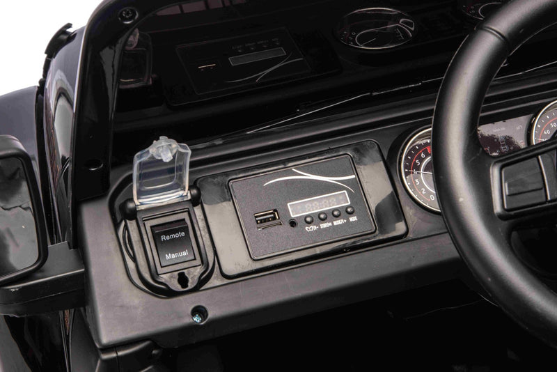 Jeep Wrangler Rubicon Elbil Til børn 21,6V m/Lædersæde, Gummihjul