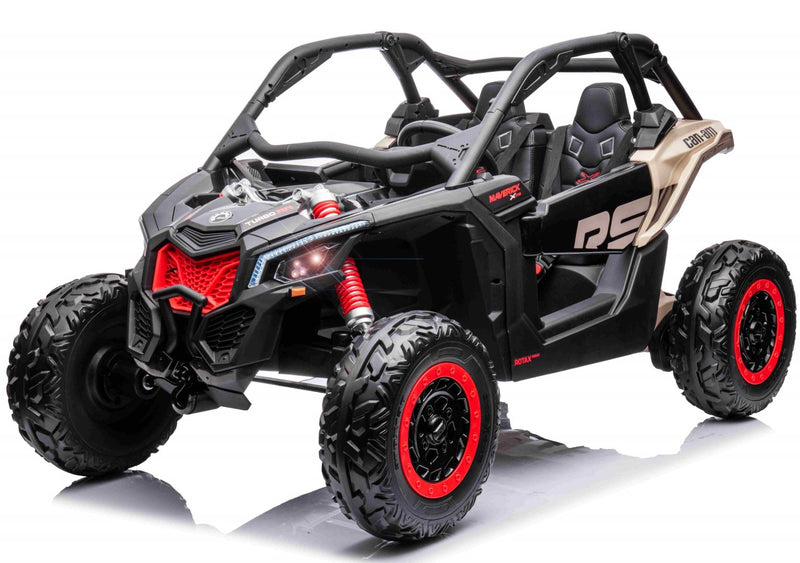 Can-Am Maverick UTV til 2 Børn m/Lithium + 4x24V Motorer + Gummihjul