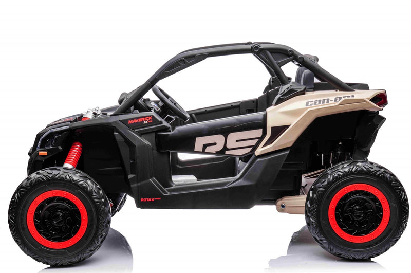 Can-Am Maverick UTV til 2 Børn m/Lithium + 4x24V Motorer + Gummihjul