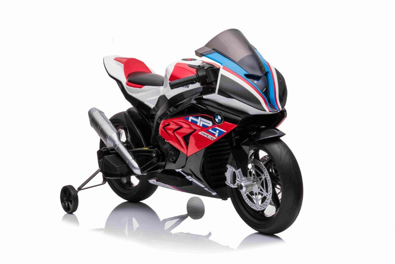 BMW HP4 EL Motorcykel XL til børn 12V Lithium, Rød