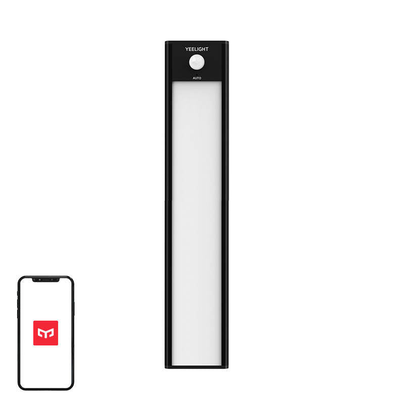 Yeelight skabslampe med sensor 20cm, sort 4000 K