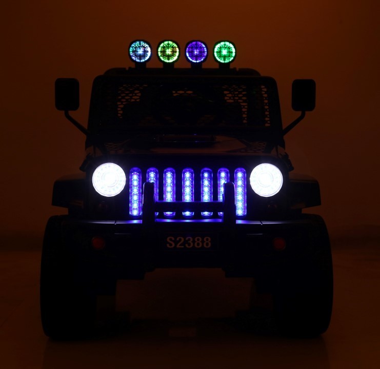 Sport SUV 4x4 12v med gummihjul og fjernbetjening