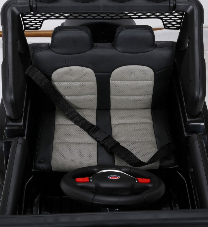 Sport SUV 4x4 12v med gummihjul og fjernbetjening