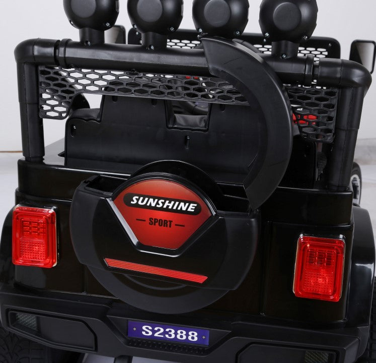 Sport SUV 4x4 12v med gummihjul og fjernbetjening