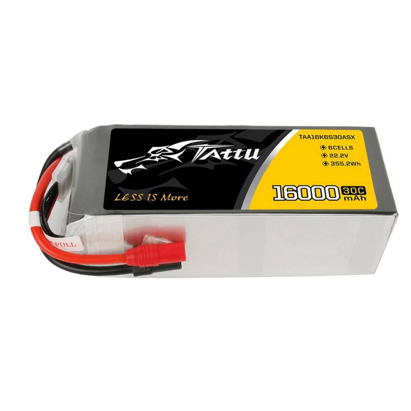 Tattu LiPo-batteri 16000mAh 22.2V 30C 6S1P AS150+XT150