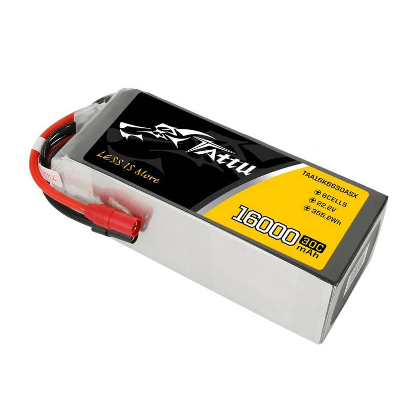 Tattu LiPo-batteri 16000mAh 22.2V 30C 6S1P AS150+XT150