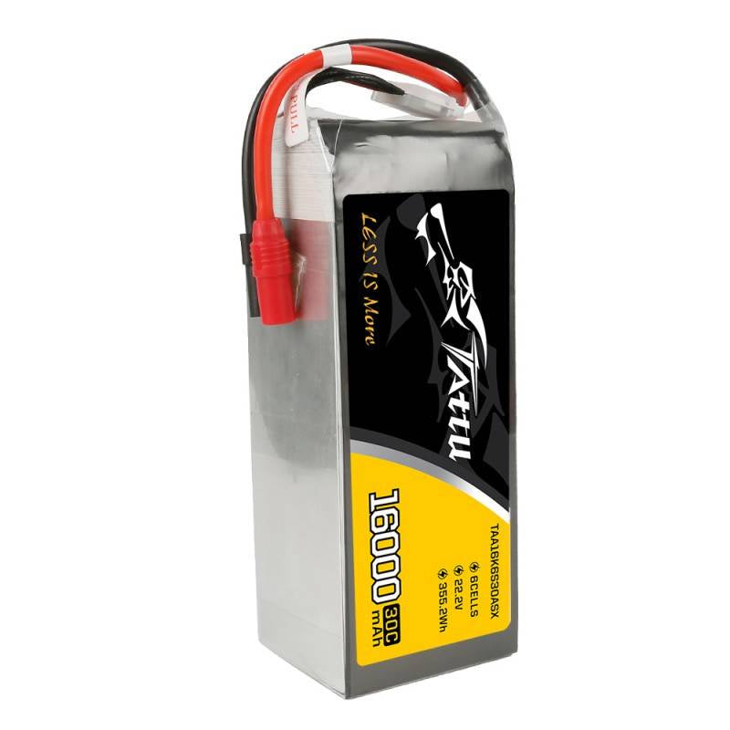 Tattu LiPo-batteri 16000mAh 22.2V 30C 6S1P AS150+XT150