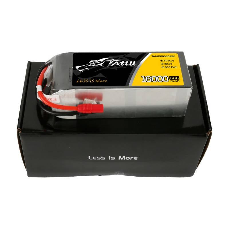 Tattu LiPo-batteri 16000mAh 22.2V 30C 6S1P AS150+XT150