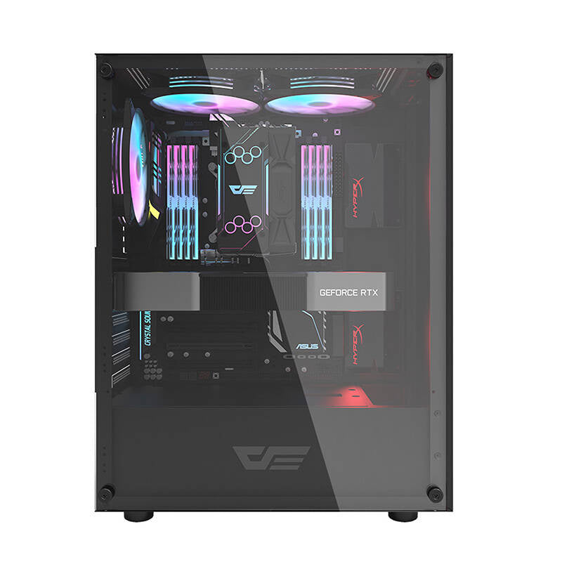 Darkflash DK100 computerkabinet (sort)