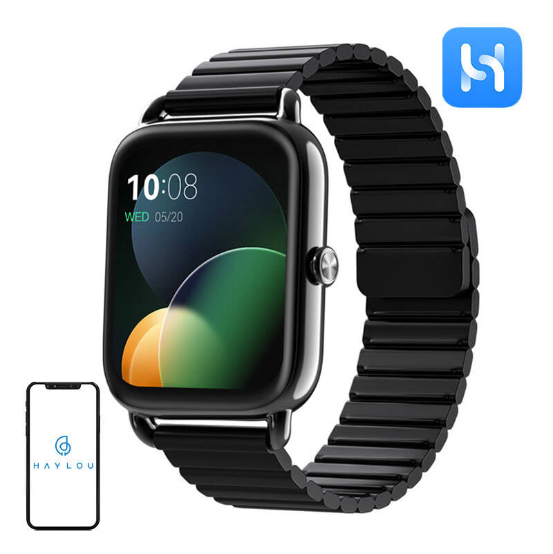 Haylou RS4 Plus smartwatch (sort)
