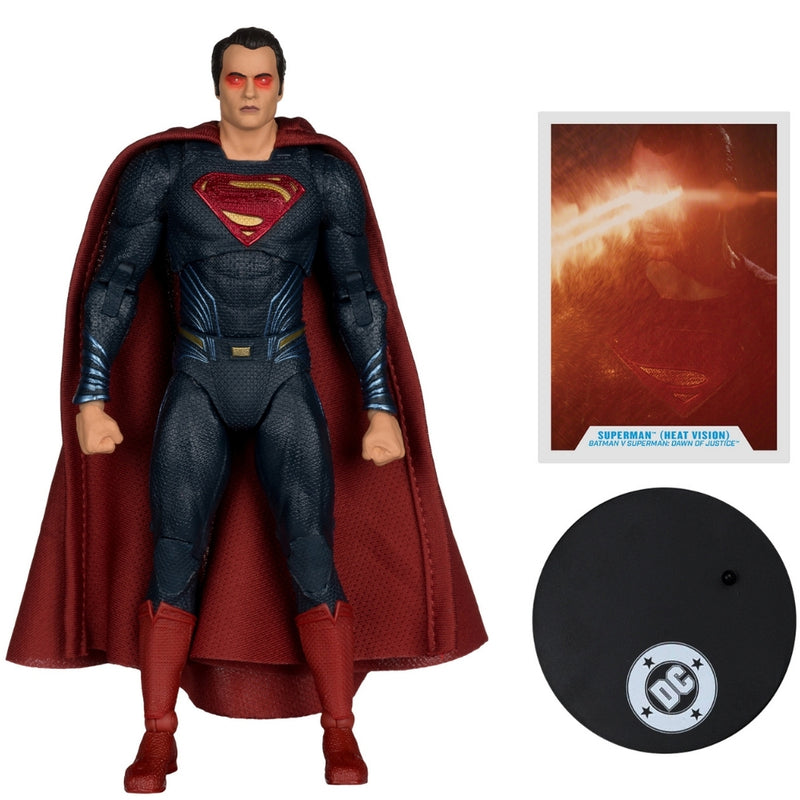 DC Multiverse Superman (Heat Vision) (Batman V Superman: Dawn of Justice) 7 tommer actionfigur