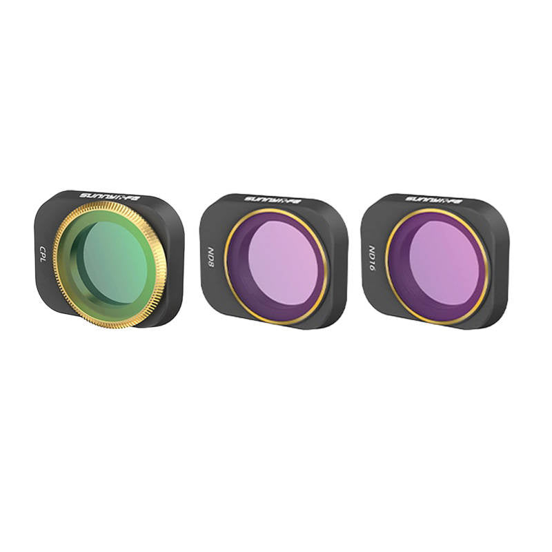 Sunnylife sæt med 3 filtre CPL+ND8+ND16 til DJI Mini 3 Pro (MM3-FI415)