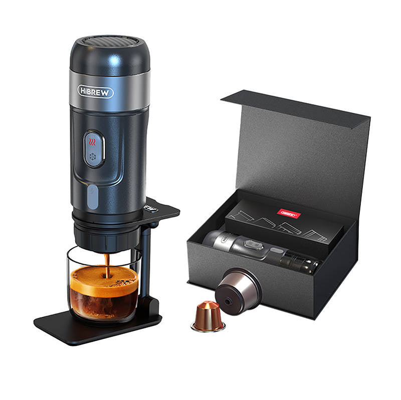 HiBREW H4A 3-i-1 80W bærbar kaffemaskine med etui