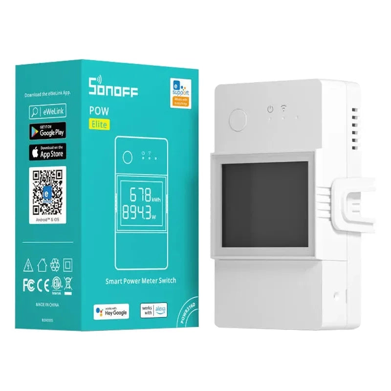 Sonoff POWR316D smart WiFi-kontakt med effektmåler