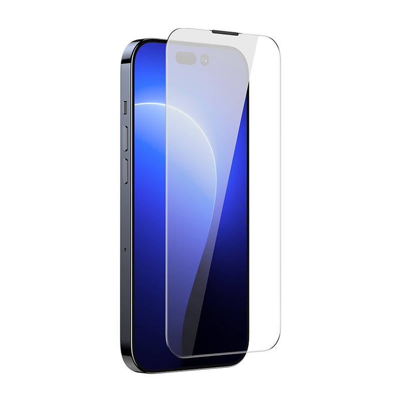 Baseus Crystal støvtæt hærdet glas 0.3mm til iPhone 14 Pro (2 stk.)