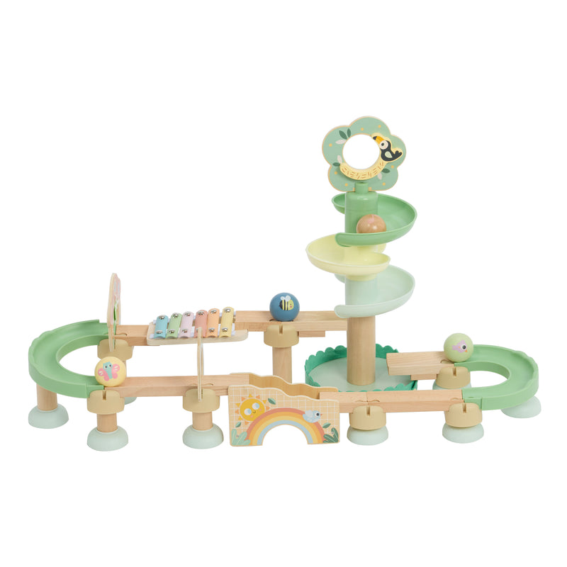 Sunny Baby Marmorbane i træ – Pastel Grøn