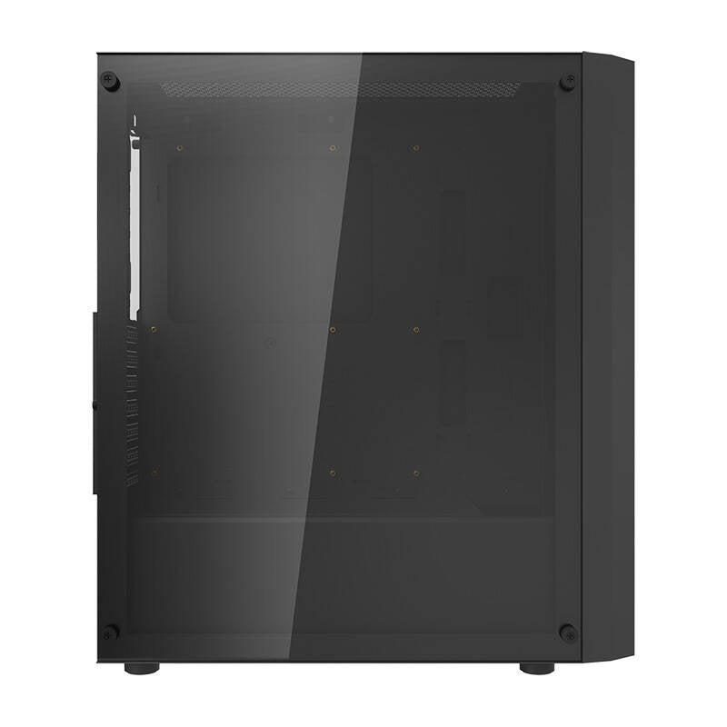 Darkflash DK351 computerkabinet (sort) + 4 RGB-blæsere