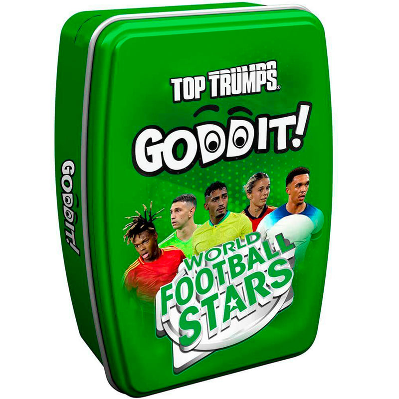 Winning Moves - Goddit! World Football Stars Top Trumps kortspil (flersproget)