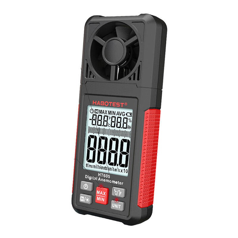 Habotest HT605 digitalt anemometer (vindhastighedsmåler)