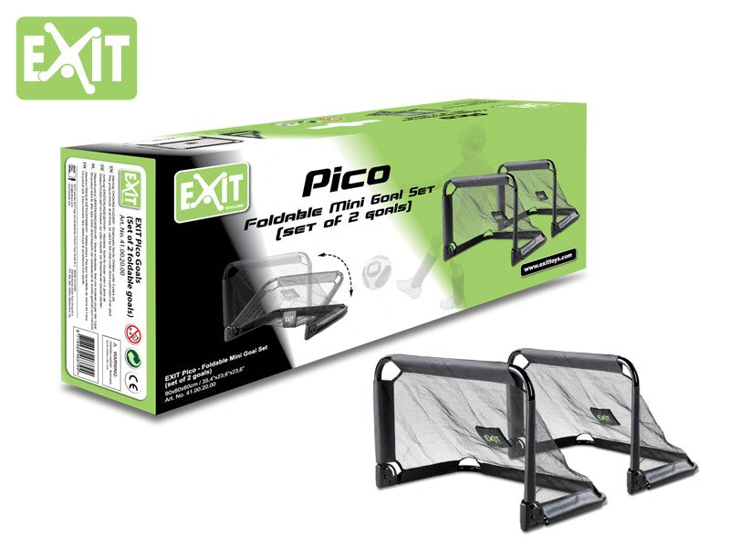 Pico fodboldmål - sæt med 2 (EXIT)
