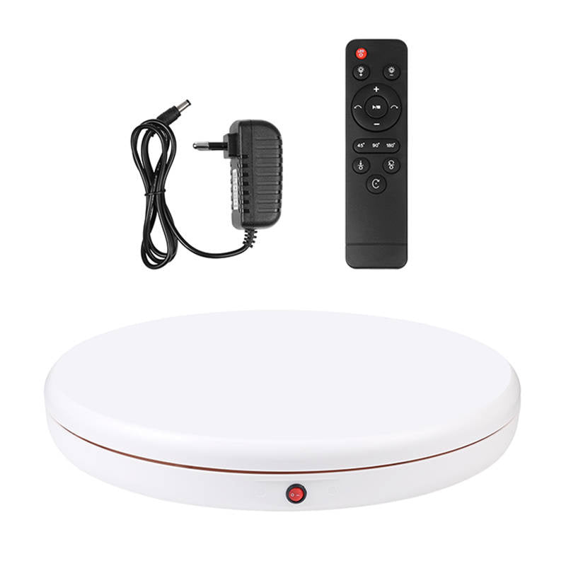Puluz roterende displaystativ 45 cm (hvid)