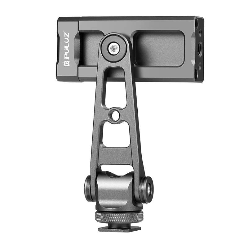 Puluz drejelig telefonholder med universel 1/4-holder (sort)