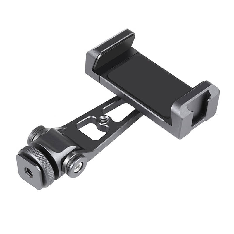 Puluz drejelig telefonholder med universel 1/4-holder (sort)