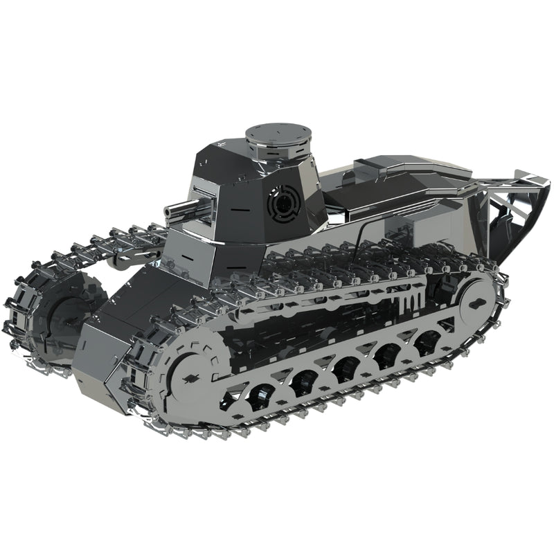 Metal Time | Nimble Fighter mekanisk gør-det-selv-modelsæt af kampvogn, 179 dele | World of Tanks