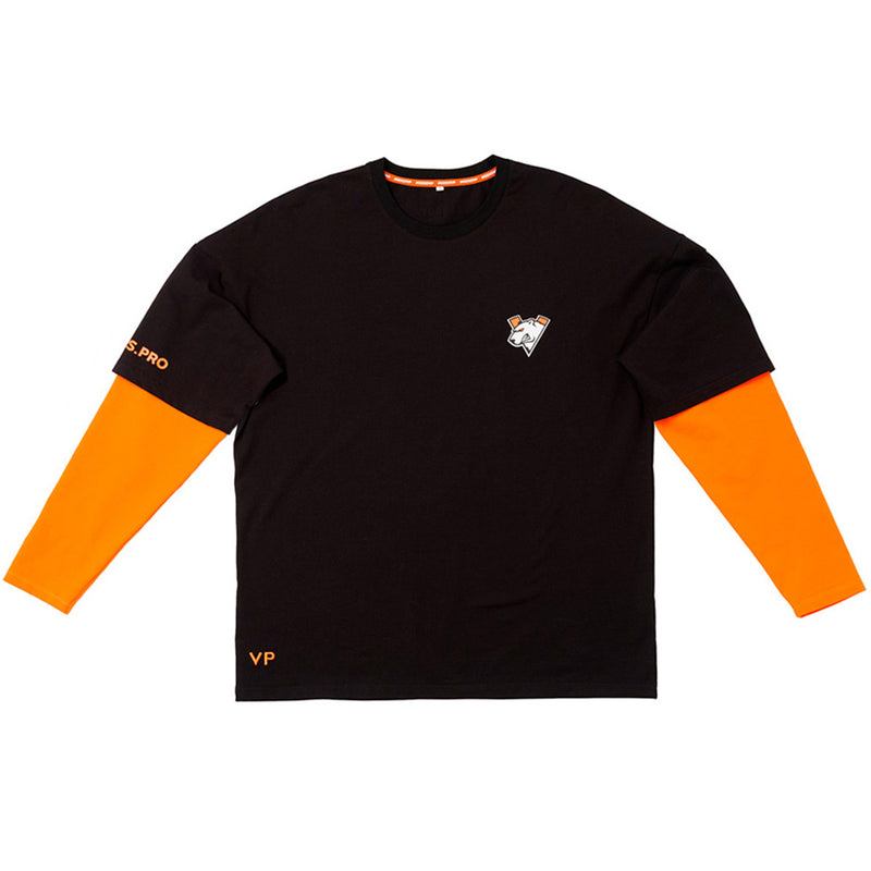 Virtus.pro basic collection langærmet trøje, orange