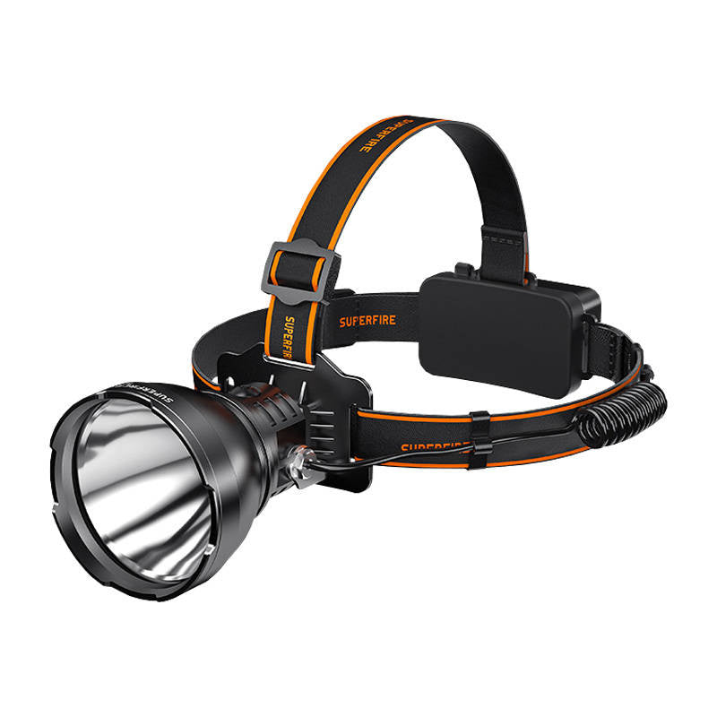 Superfire HL60 pandelampe, 2300 lm, 4 tilstande, 330 m, 36W LED