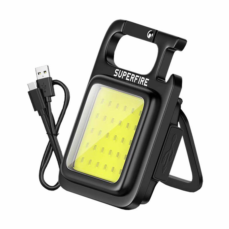 Superfire MX16 lommelygte, 600 lm, 500 mAh, USB-C, 4 tilstande