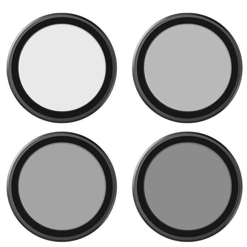 TELESIN sæt med 4 filtre CPL/ND8/ND16/ND32 til DJI Osmo Action 3 / 4 / 5