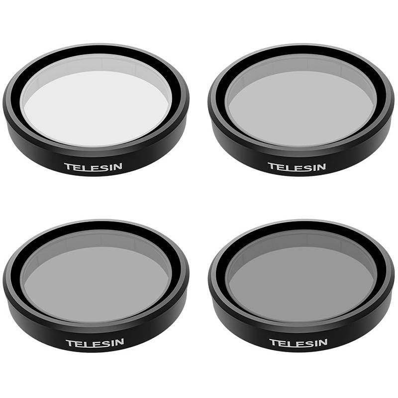 TELESIN sæt med 4 filtre CPL/ND8/ND16/ND32 til DJI Osmo Action 3 / 4 / 5