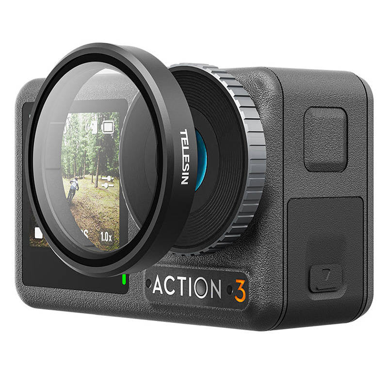 TELESIN sæt med 4 filtre CPL/ND8/ND16/ND32 til DJI Osmo Action 3 / 4 / 5