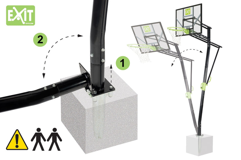 Galaxy stationær basket stander (EXIT)