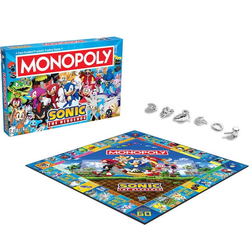 Winning Moves Sonic - Monopoly engelsk (UK)