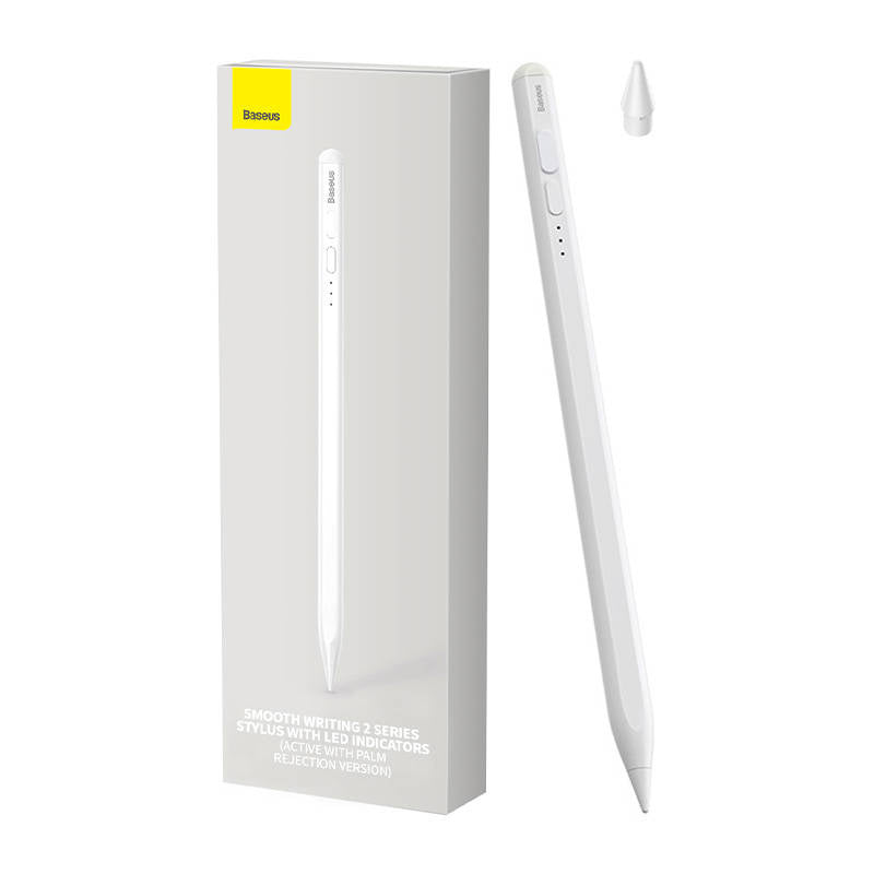 Aktiv stylus med LED-indikator (hvid)