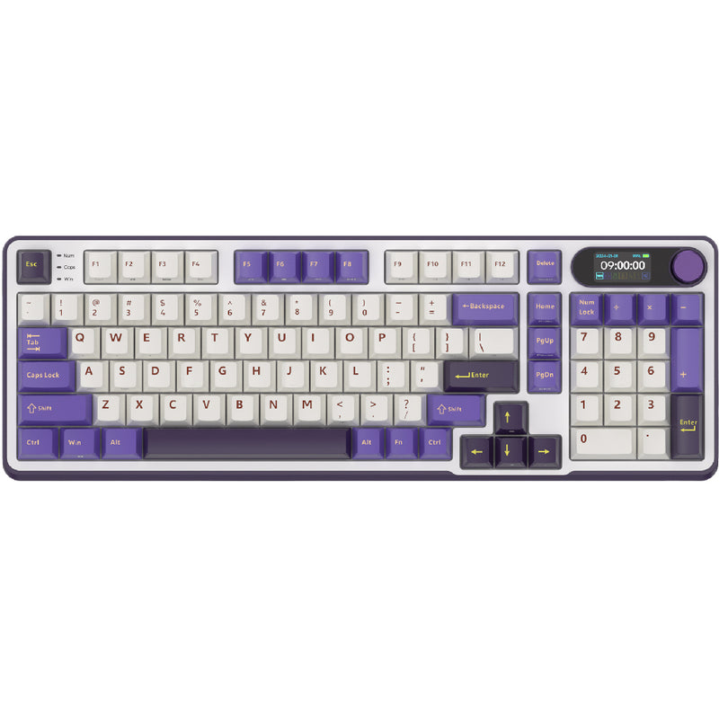 Royal Kludge S98 TFT taktil 98K Blackberry - RGB ANSI (ENG) trådløs