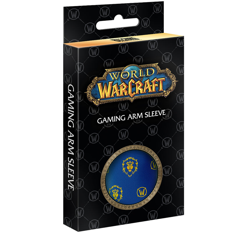 World of Warcraft Alliance sømløst gaming-armærme blå