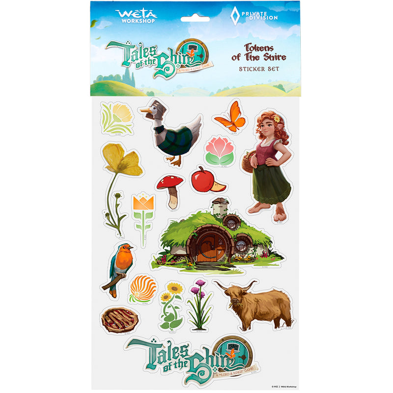 Tales of the Shire (2025) klistermærkesæt - Tokens of The Shire